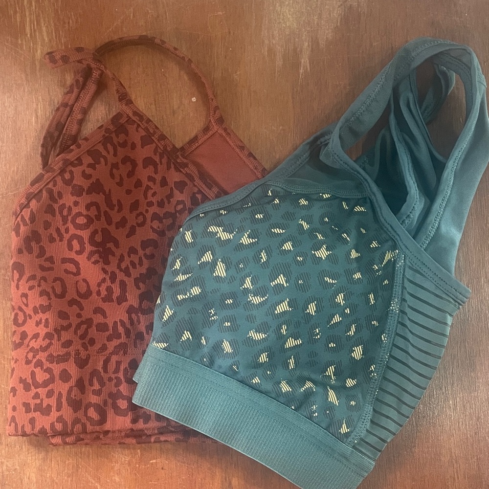 Leopard Print Sports Bra Pack